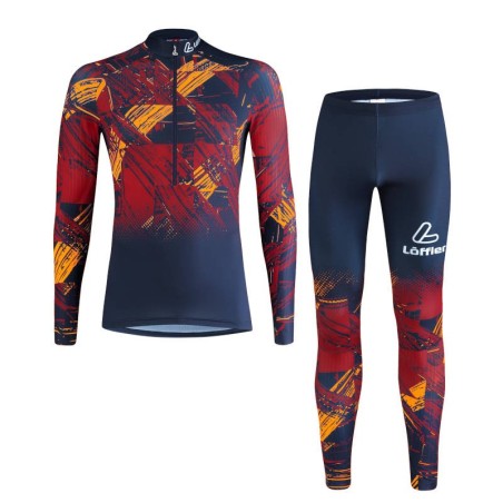Löffler combinaison ski de fond WorldCup 2024 bleu foncé
